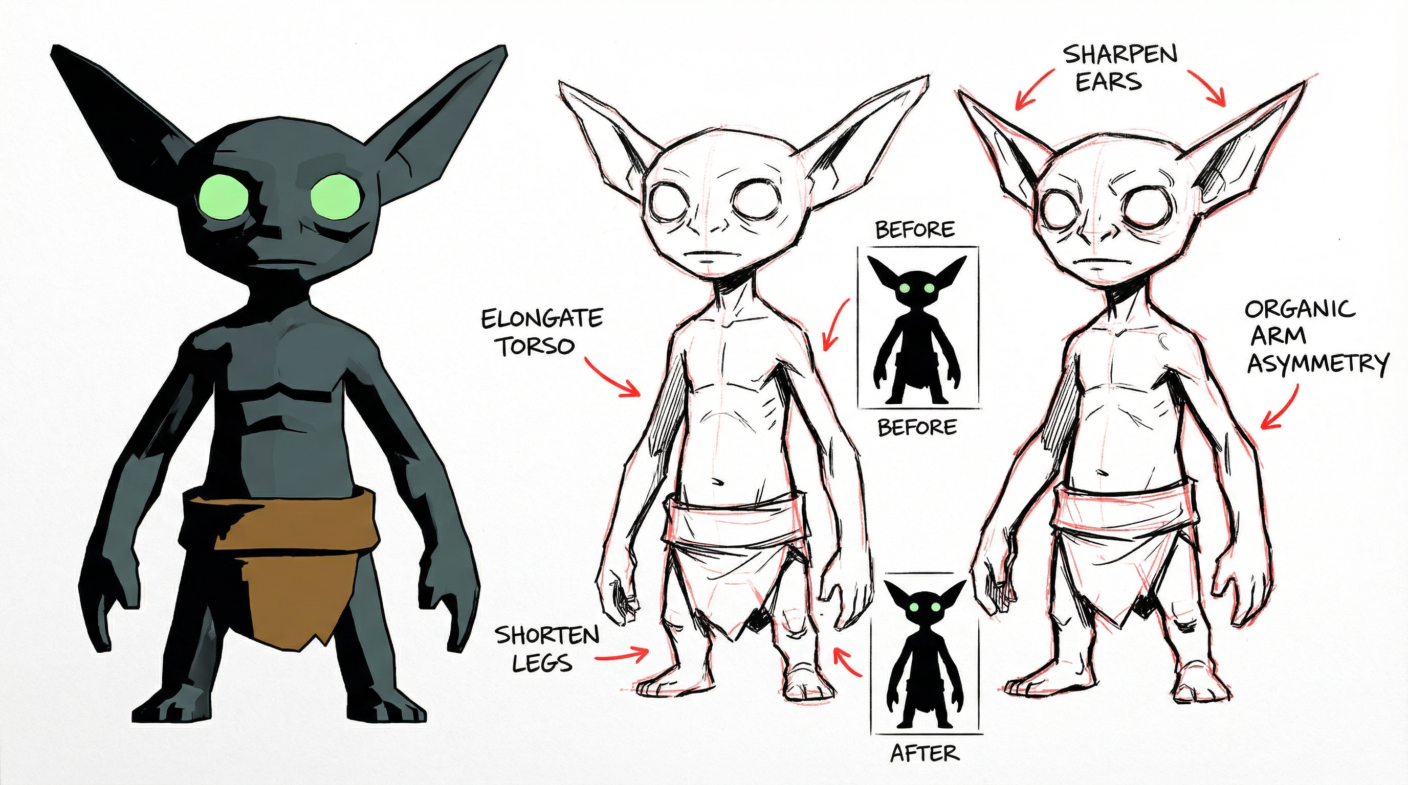 Kesh — Notes de retake sur le modèle