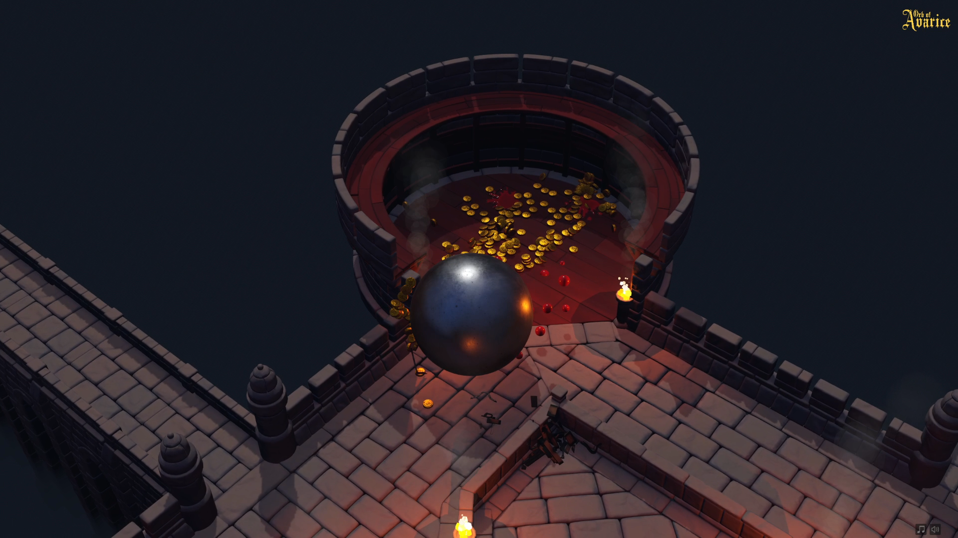 L'Orbe écrase les intrus dans la tour